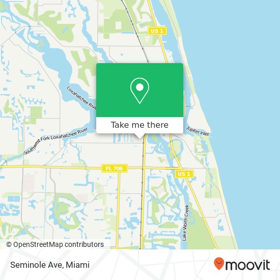 Mapa de Seminole Ave