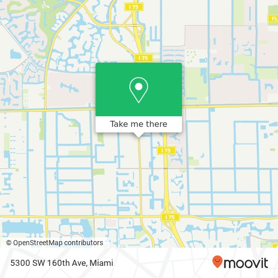 5300 SW 160th Ave map