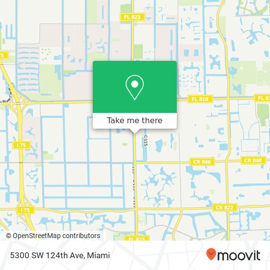 5300 SW 124th Ave map