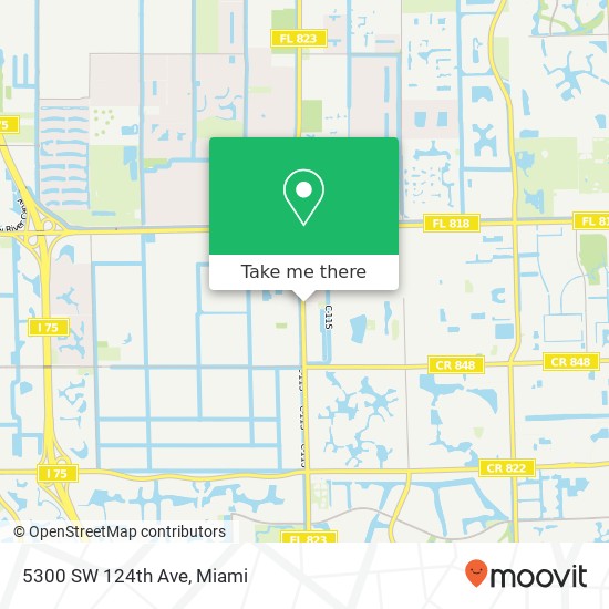 Mapa de 5300 SW 124th Ave