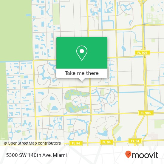 5300 SW 140th Ave map