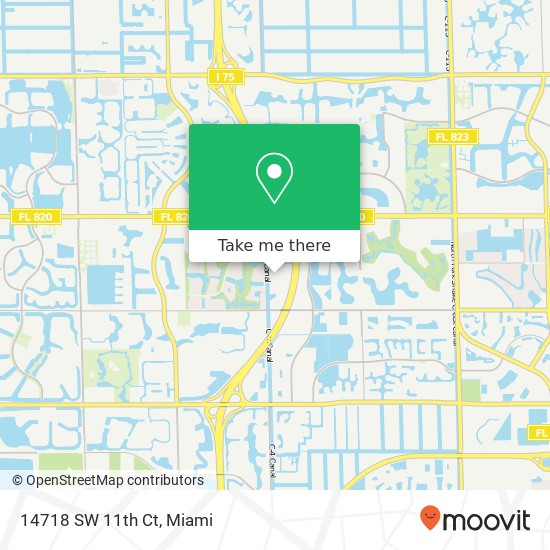 14718 SW 11th Ct map