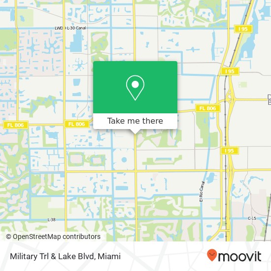 Mapa de Military Trl & Lake Blvd