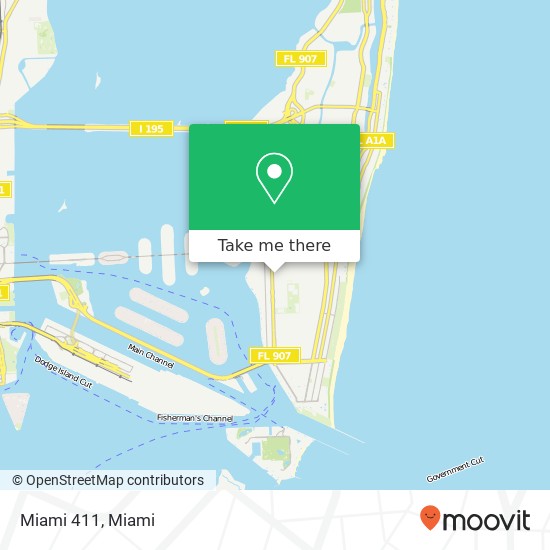 Miami 411 map