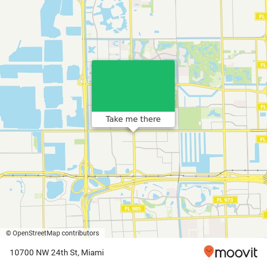 Mapa de 10700 NW 24th St