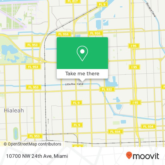 10700 NW 24th Ave map