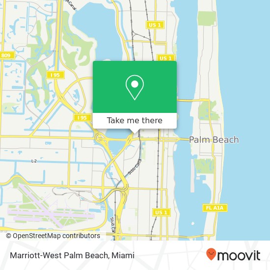 Mapa de Marriott-West Palm Beach