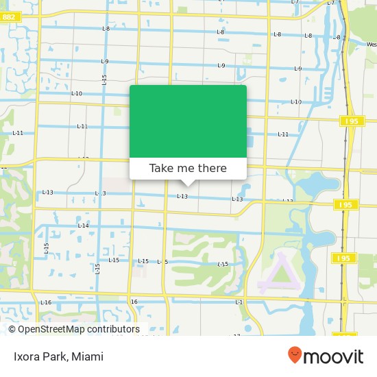 Ixora Park map