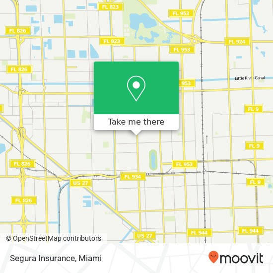 Segura Insurance map