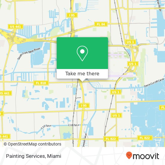 Painting Services map