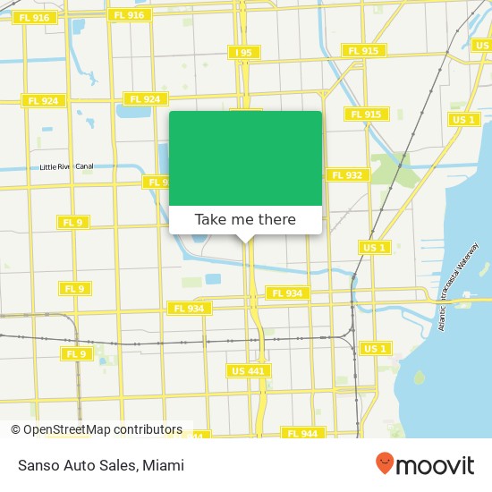 Mapa de Sanso Auto Sales