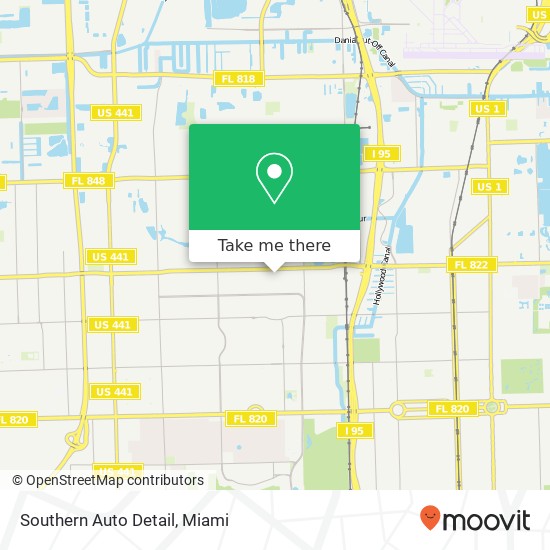 Southern Auto Detail map