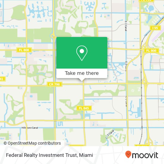 Federal Realty Investment Trust map