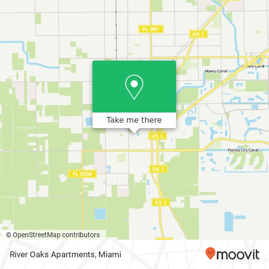 River Oaks Apartments map
