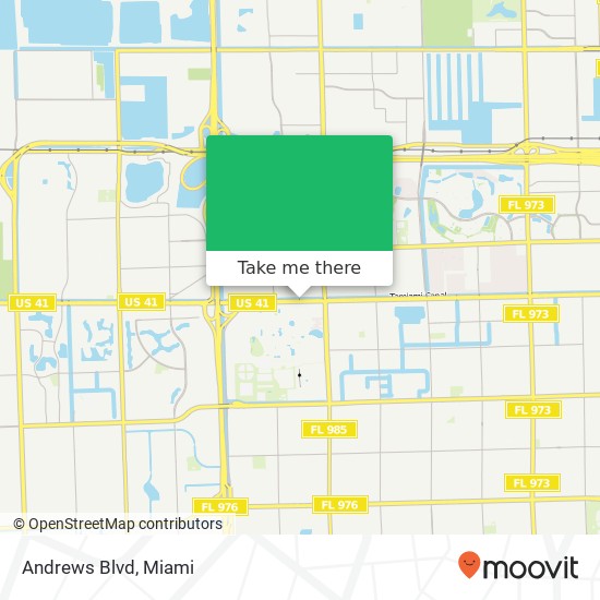 Andrews Blvd map