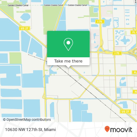 10630 NW 127th St map