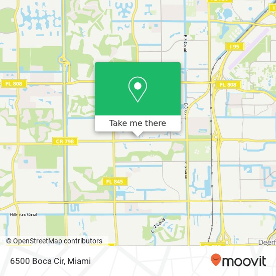 6500 Boca Cir map