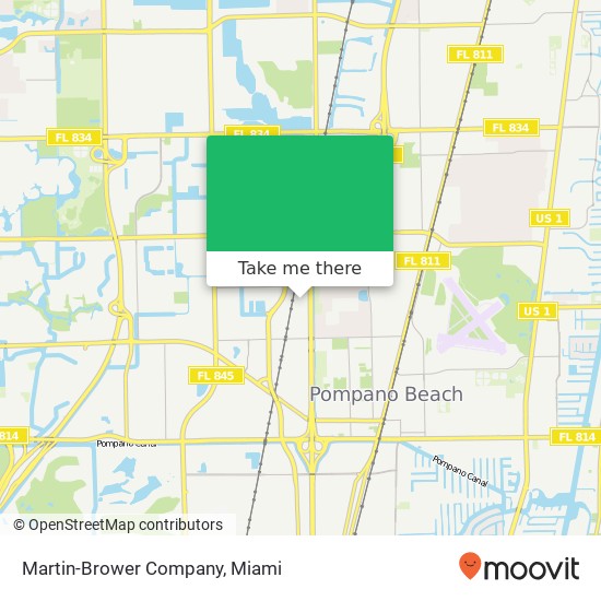 Mapa de Martin-Brower Company