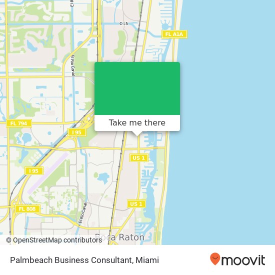 Mapa de Palmbeach Business Consultant