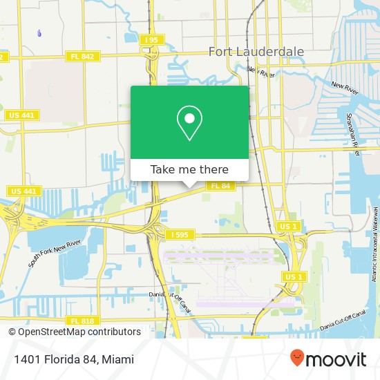 Mapa de 1401 Florida 84
