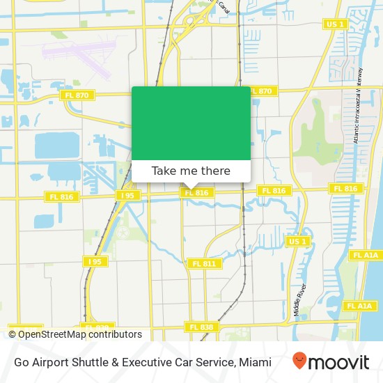 Mapa de Go Airport Shuttle & Executive Car Service