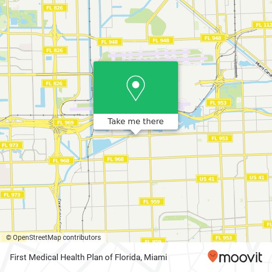 First Medical Health Plan of Florida map