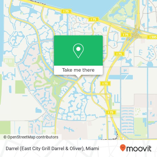 Mapa de Darrel (East City Grill Darrel & Oliver)