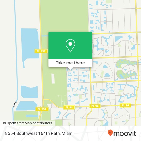 8554 Southwest 164th Path map