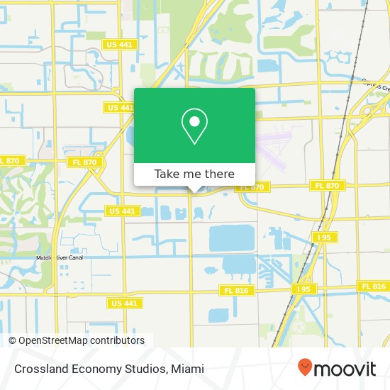 Crossland Economy Studios map