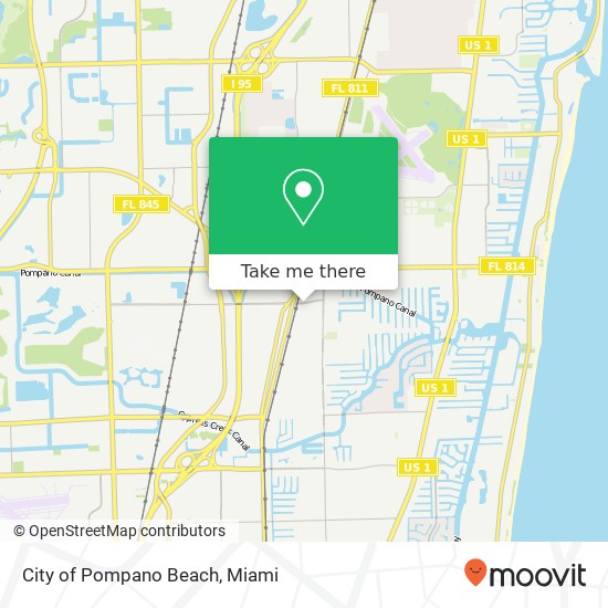 City of Pompano Beach map