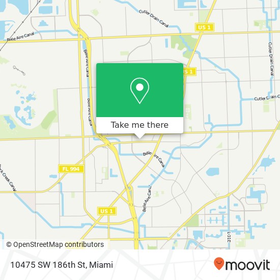 10475 SW 186th St map