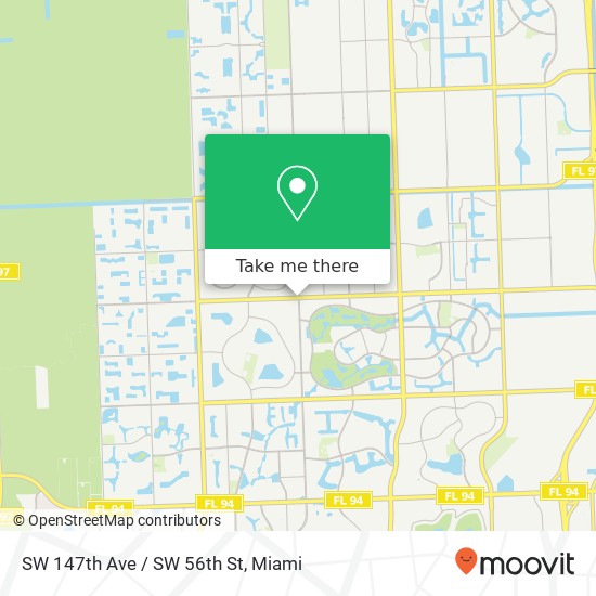 Mapa de SW 147th Ave / SW 56th St