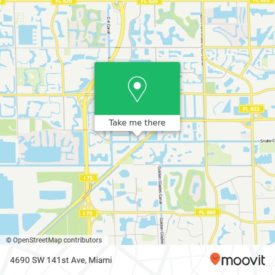 4690 SW 141st Ave map