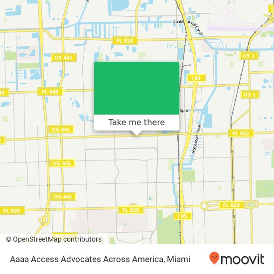 Mapa de Aaaa Access Advocates Across America
