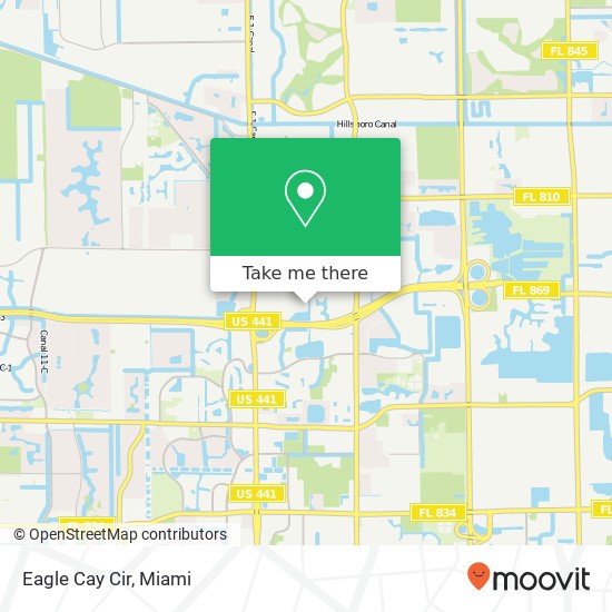 Eagle Cay Cir map