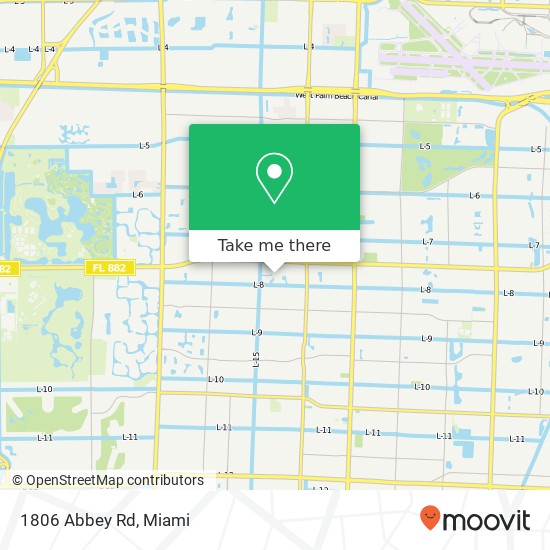 1806 Abbey Rd map