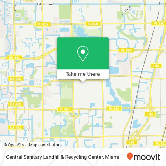 Central Sanitary Landfill & Recycling Center map