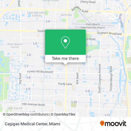 Cagigas Medical Center map