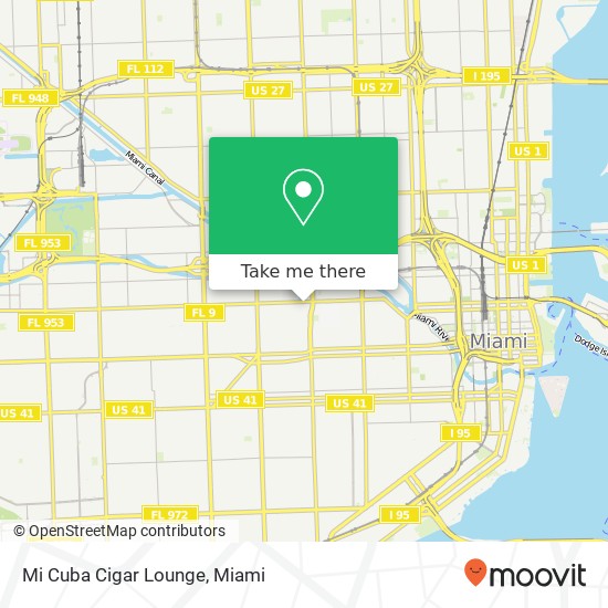 Mi Cuba Cigar Lounge map