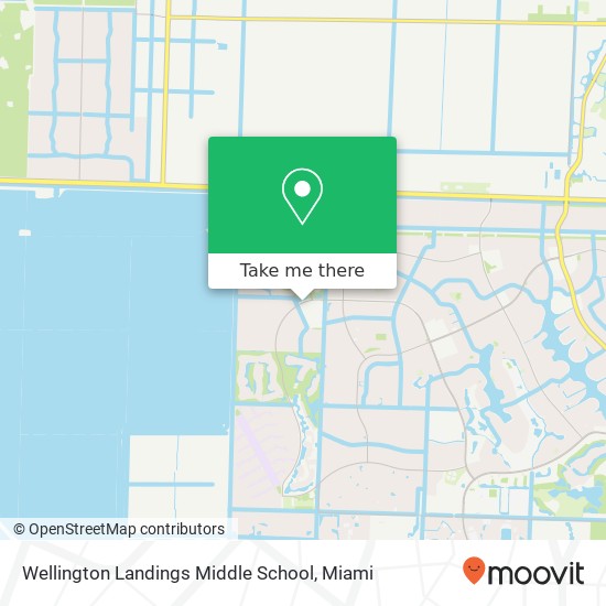 Mapa de Wellington Landings Middle School