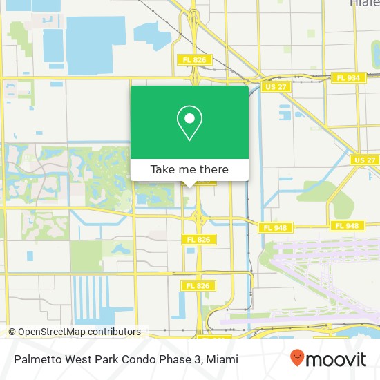 Mapa de Palmetto West Park Condo Phase 3