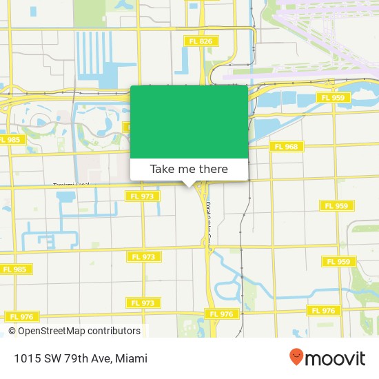 1015 SW 79th Ave map