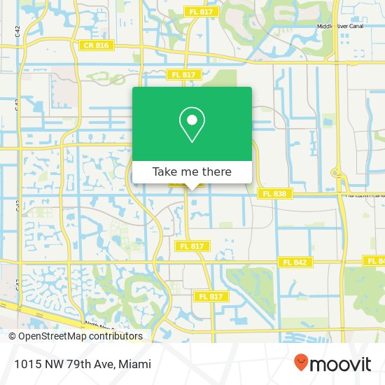 1015 NW 79th Ave map