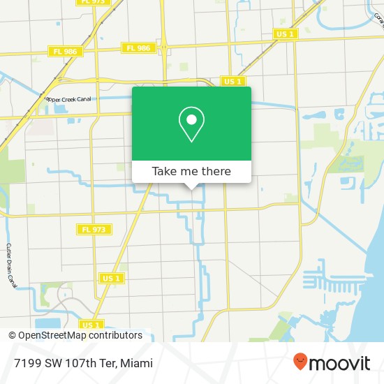 7199 SW 107th Ter map