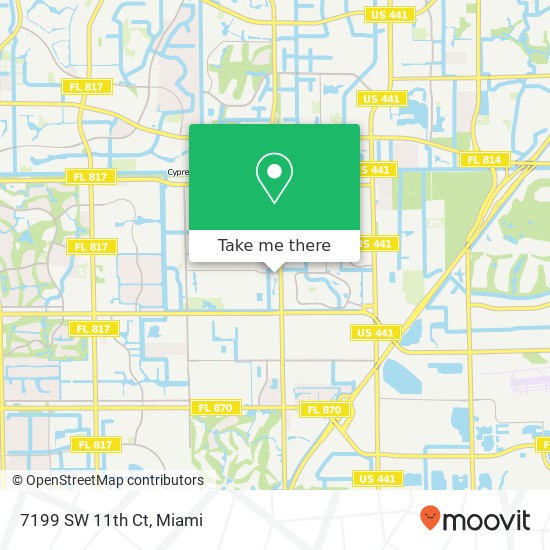 7199 SW 11th Ct map