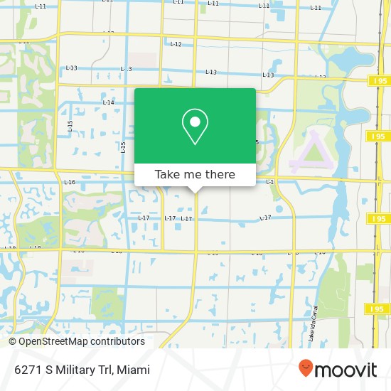 6271 S Military Trl map