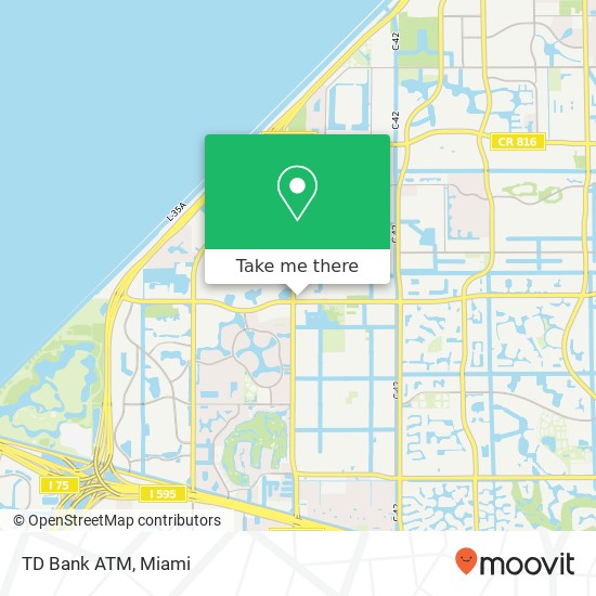 TD Bank ATM map