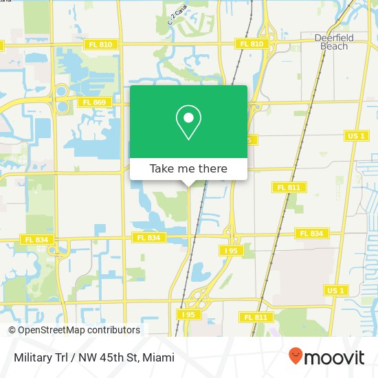 Mapa de Military Trl / NW 45th St