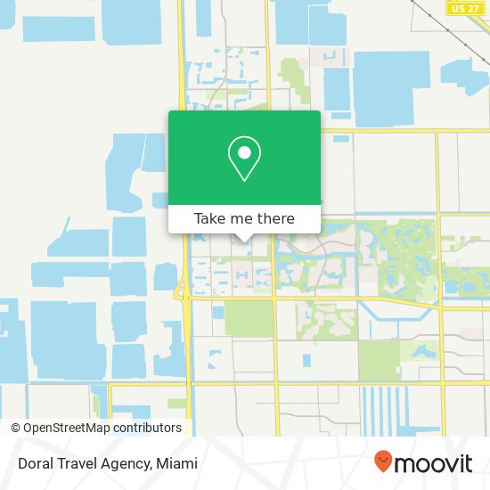 Mapa de Doral Travel Agency