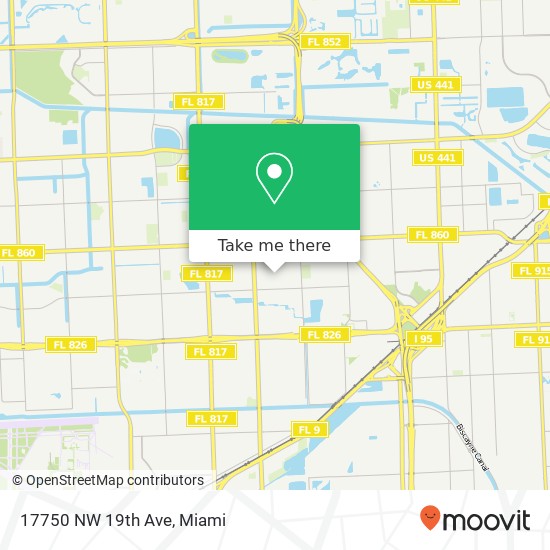 17750 NW 19th Ave map